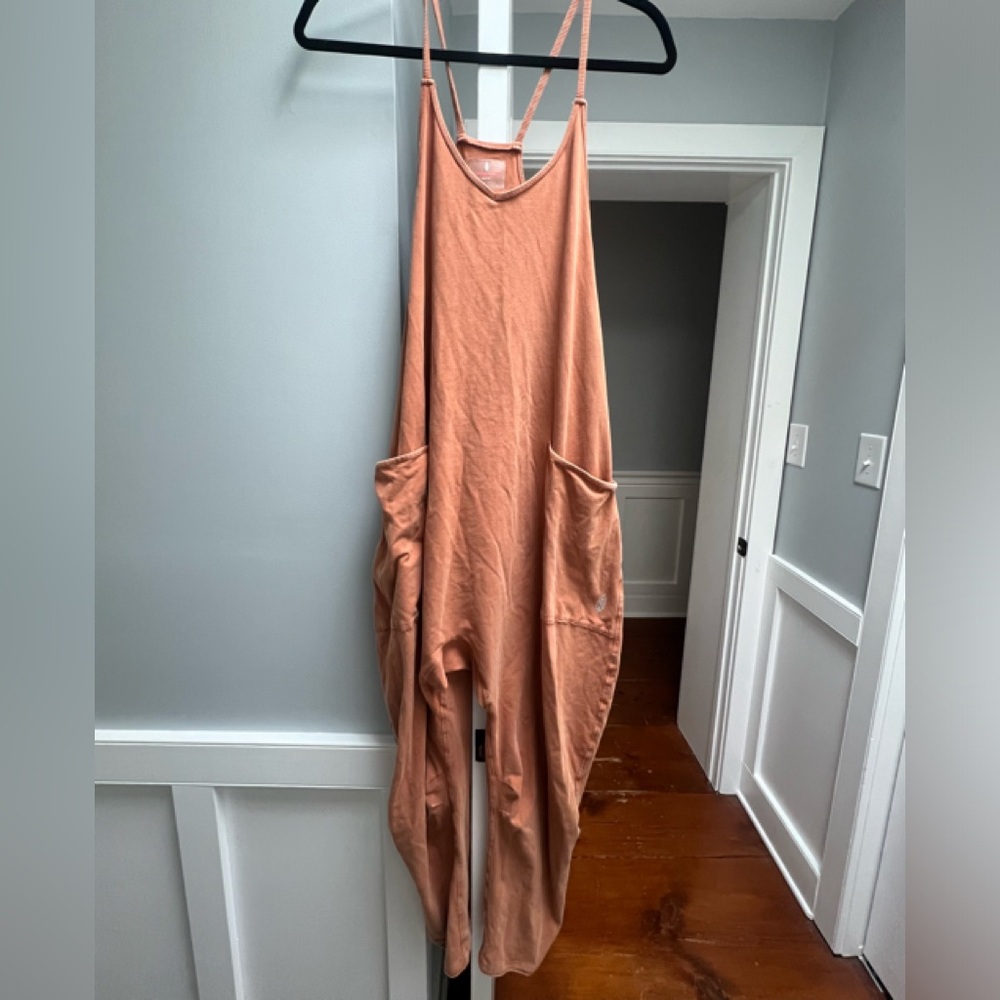 Free People Hot Shot Onesie/Red Earth XS